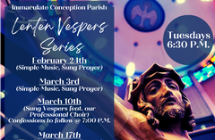 Tuesdays @ 6:30 P.M.: February 24th through March 31st