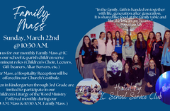 Sunday, Mar. 22nd (IC Service Club) (feat. Children's Liturgy of the Word: K-3rd Grade)