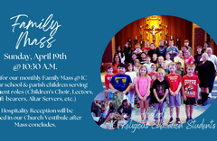 Sunday, April 19th (IC Religious Education) (feat. Children's Liturgy of the Word: K-3rd Grade)