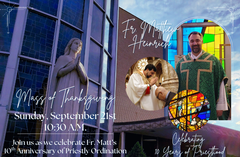 Sunday, September 21st @ 10:30 A.M.