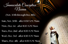 Sunday, November 30th through Monday, December 8th