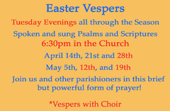 Tuesdays @ 6:30 P.M. (April 7th through May 19th)