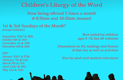 Sunday, Sept. 13th @ 8:30 A.M. & 10:30 A.M. Masses