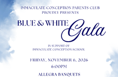 Friday, November 6th @ 6:00 P.M. - Allegra Banquets (Schiller Park, IL.)